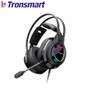 Tronsmart Alpha Gaming Headsets LED Lighting 3.5mm+ USB Port for PS4, Switch, and PC.