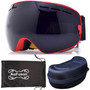 Ski Goggles, Snowboard Glasses Double Layers UV400