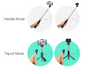 Best 3-in-1 Selfie Stick Bluetooth Tripod Remote for iPhone 8 8Plus iPhone X
