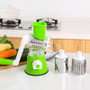 Manual Multifunctional Round Mandoline Slicer Potato Cheese Vegetable Cutter Slicer Kitchen Gadgets