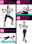 Portable Pilates Bar Kit With Resistance Band Exercise Stick