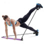 Portable Pilates Bar Kit With Resistance Band Exercise Stick