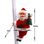 Electric Climbing Ladder Santa Claus Christmas Figurine Ornament Decoration Gifts