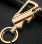 Outdoor Emergency Survival Camping Keychain Lighter Flint Metal Keychain Match Fire Starter Permanent Match(No Oil)