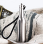 Outdoor Emergency Survival Camping Keychain Lighter Flint Metal Keychain Match Fire Starter Permanent Match(No Oil)