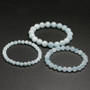 Aquamarine Beaded Crystal Bracelet