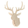 Stag Head Wooden Wall Art