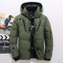 Men Down High Quality Thick Warm Winter Jacket Hooded Thicken Duck Down Parka Coat