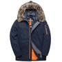 Winter Jacket Men Padded Parka Russia Man Winter Coat Artificial Fur Big Pockets Medium-long