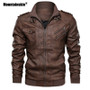 Men's Leather Jackets Autumn Men Coats Casual Motorcycle PU