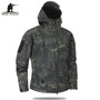 Mege Brand Clothing Autumn Men's Military Camouflage Fleece Jacket Army Tactical Clothing  Multicam Male Camouflage Windbreakers