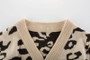 New Baby Kids Girls Leopard Autumn Coat Cotton Sweater Long Sleeve Cardigans Jacket 1-7T