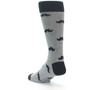 Gray Mustache men's Dress Socks