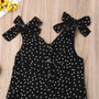 Polka Dot Sleeveless Romper