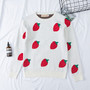 Strawberries Cotton Sweater's
