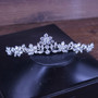 Rose Gold Silver Bridal Princess Crystal Bridal Crown