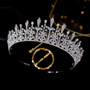Luxurious Cubic Zirconia Princess Pageant Bridal Tiara Crown