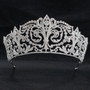 Classic Micro Inlaid Cubic Zirconia Princess Bridal Wedding Tiara Crown