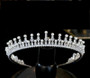 Cubic Zirconia Pearl Bridal Wedding Tiara Crown