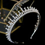 Cubic Zirconia Pearl Bridal Wedding Tiara Crown