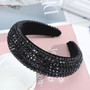 Full Crystal Rhinestone Headbands - Wide Elastic Hairbands