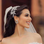 Fashion Crystal Leaf Hair Band Bridal Wedding Tiara Headband Accessory