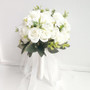 Small Bridal Silk Roses Wedding Bouquet for Bridesmaids Decoration