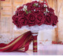Handmade Artificial Flower Rose Bridal Bouquet, Multiple Colors