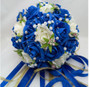 Handmade Artificial Flower Rose Bridal Bouquet, Multiple Colors