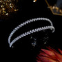 Cubic Zirconia Wedding Bridal Headband  Tiara