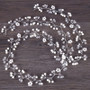 Long Hair Vine Bridal Headband Pearls Wedding Hair Jewelry Accessories