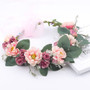 Rustic Bridesmaid Hair Flower Garland Headbands Bridal Wedding Accessories