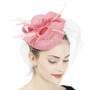 Multiple Colors Classic Mesh Fascinating Hair Clip Bowler Feather Hat Headband