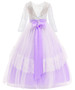 Princess Lace Flower Girl  Pageant First Communion Dresses - 3 Colors
