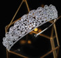 Princess Crown Cubic Zirconia Wedding Head Jewelry Tiara