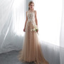 Elegant Sleeveless Bridesmaid Prom Dress Gowns