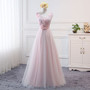 Blue or Pink Organza Bridesmaid or Prom Dresses