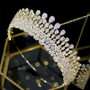 Water Drop Cubic Zirconia Pageant/Wedding Crown Tiara Headband