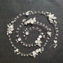 Rhinestone Crystal Freshwater Pearls Wedding Headband Bridal Hair Vine