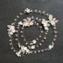 Rhinestone Crystal Freshwater Pearls Wedding Headband Bridal Hair Vine