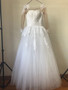 Long Sleeve  Lace Gown Wedding Dress Plus Size Bridal Ball Gown