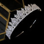 Luxury Cubic Zirconia  Bridal Crystal Crown Wedding Hair Accessories