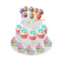 3 Tiers Lollipop Cake Stand Wedding Decoration & Donut Wall Lolly Display Stand Holder Baby Shower Birthday Party Dessert Displays