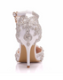 Crystal Queen White Crystal Shoes Tassel  Wedding Shoes Bride Shoes High Heels Pumps