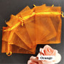 100PCS Drawstring Organza Bags Jewelry Packaging Bags Scented Sachet Gift Pouches 7Z