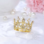 Shining Mini Crown Happy Birthday  Wedding & Engagement Cake Topper Decorations