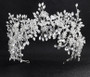 Romantic Handmade Flower Hair Headpieces Crystal Bridal Headbands