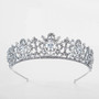 Cubic Zirconia Tiara Head Hair Jewelry Princess Crown Headband