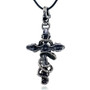 Gothic Snake & Skeleton  Pendant Necklace