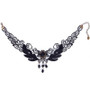 Gothic Punk/Steampunk Style Black Lace Choker Necklace